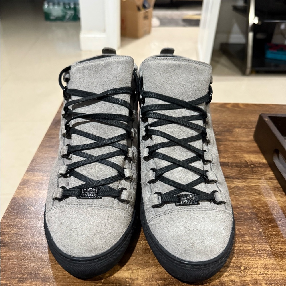 Balenciaga Gray and Black Sneakers